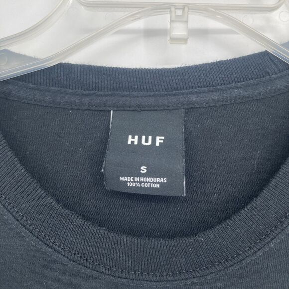 HUF Graphic Tee Shirt Mens SMALL Ice Melts Lips Crew Neck Skate Streetwear - Picture 4 of 9